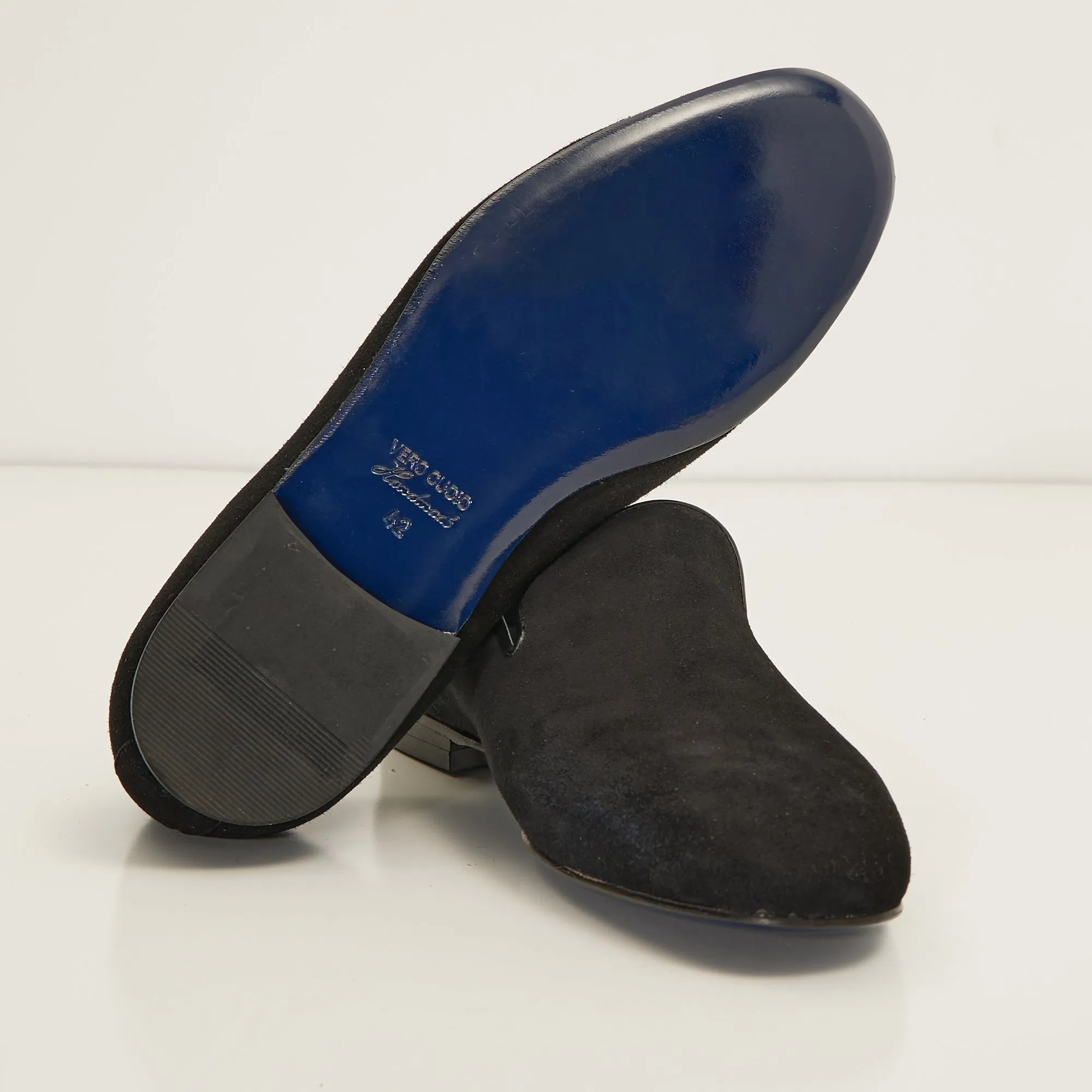 The Formal Leather Loafer - Black Suede