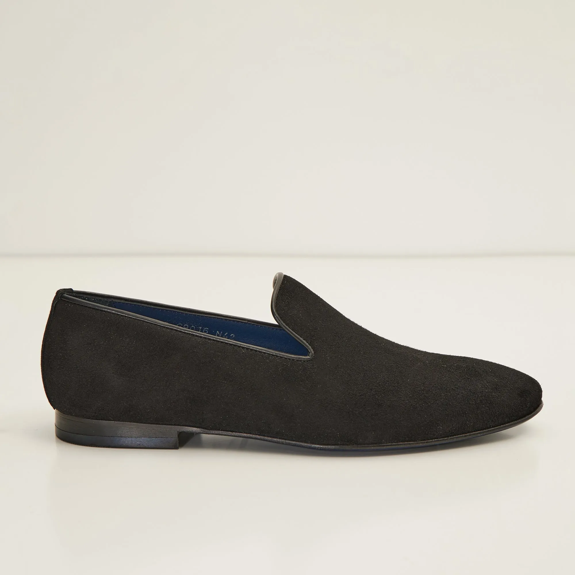 The Formal Leather Loafer - Black Suede