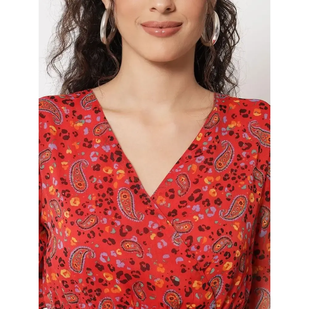 Trend Arrest Women's Stylish Printed Mini Dress