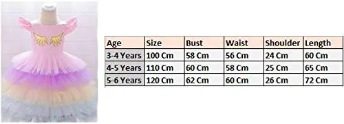 Unicorn Dress for Girls- Stylish Yellow