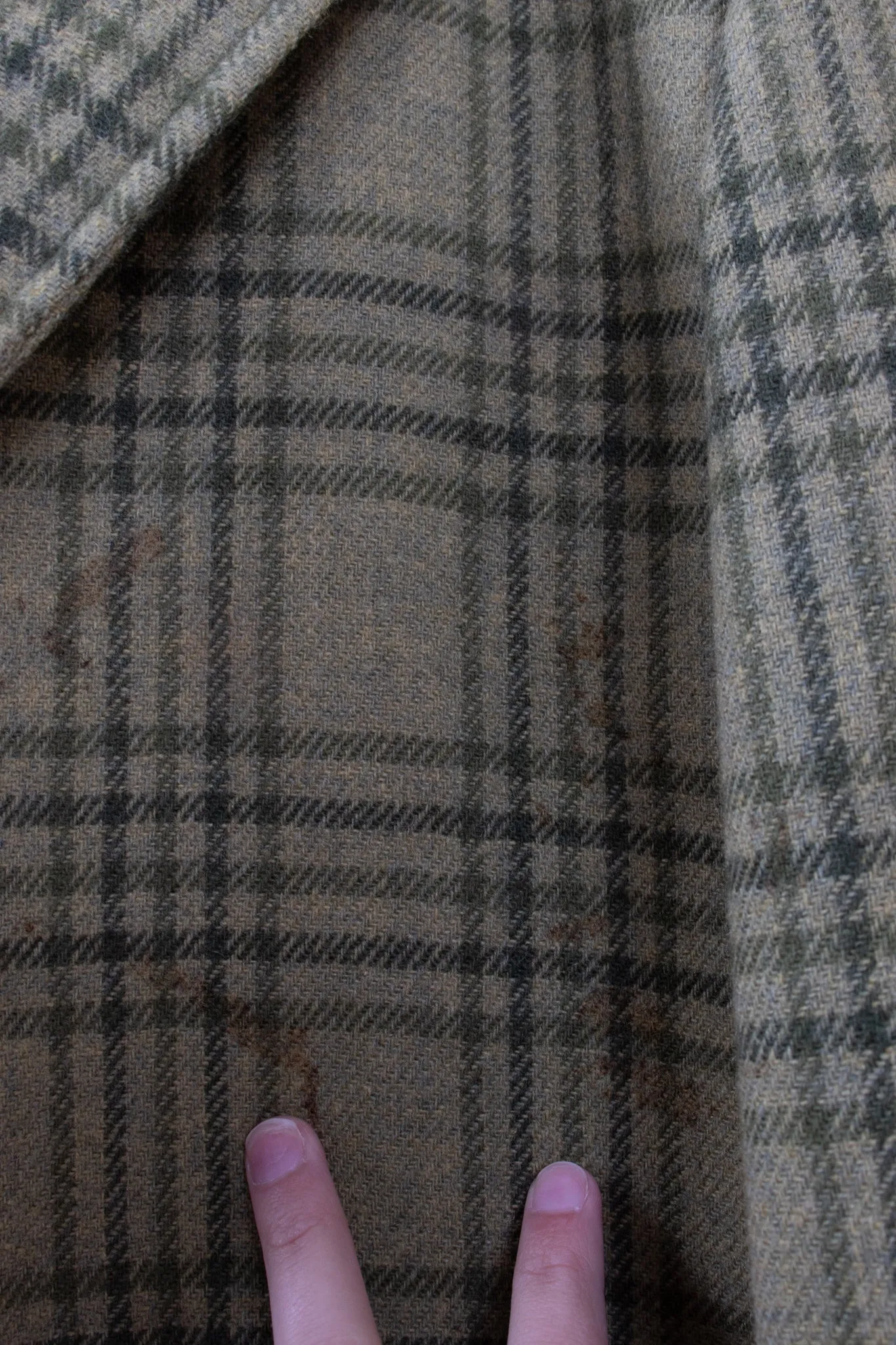 Vintage Pendleton 100% Wool Kale Green Blazer