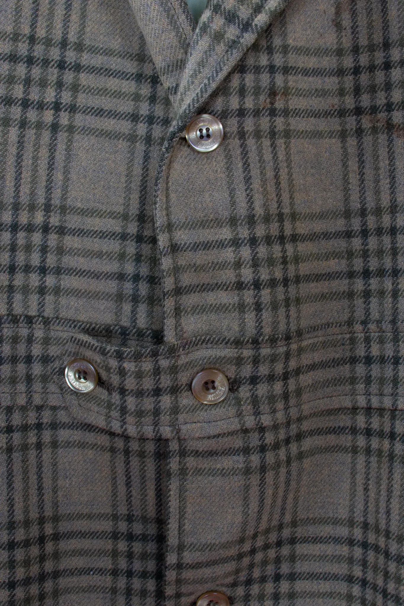 Vintage Pendleton 100% Wool Kale Green Blazer