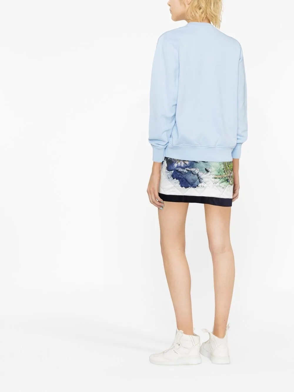 Vol De Nuit quilted miniskirt