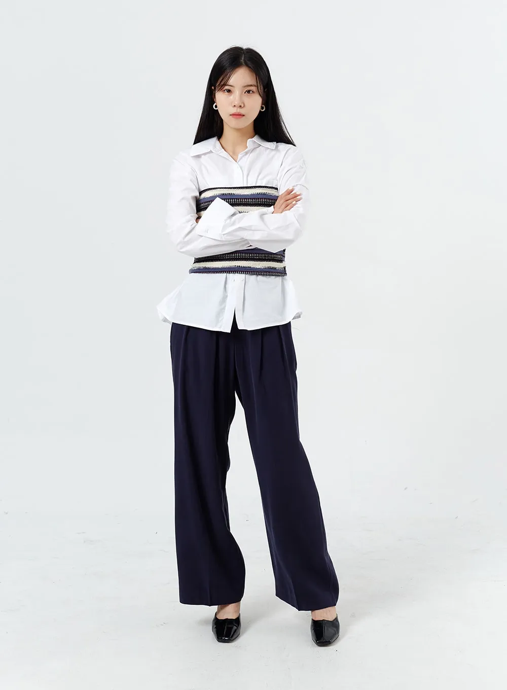 Wide Color Tailored Pants OM321