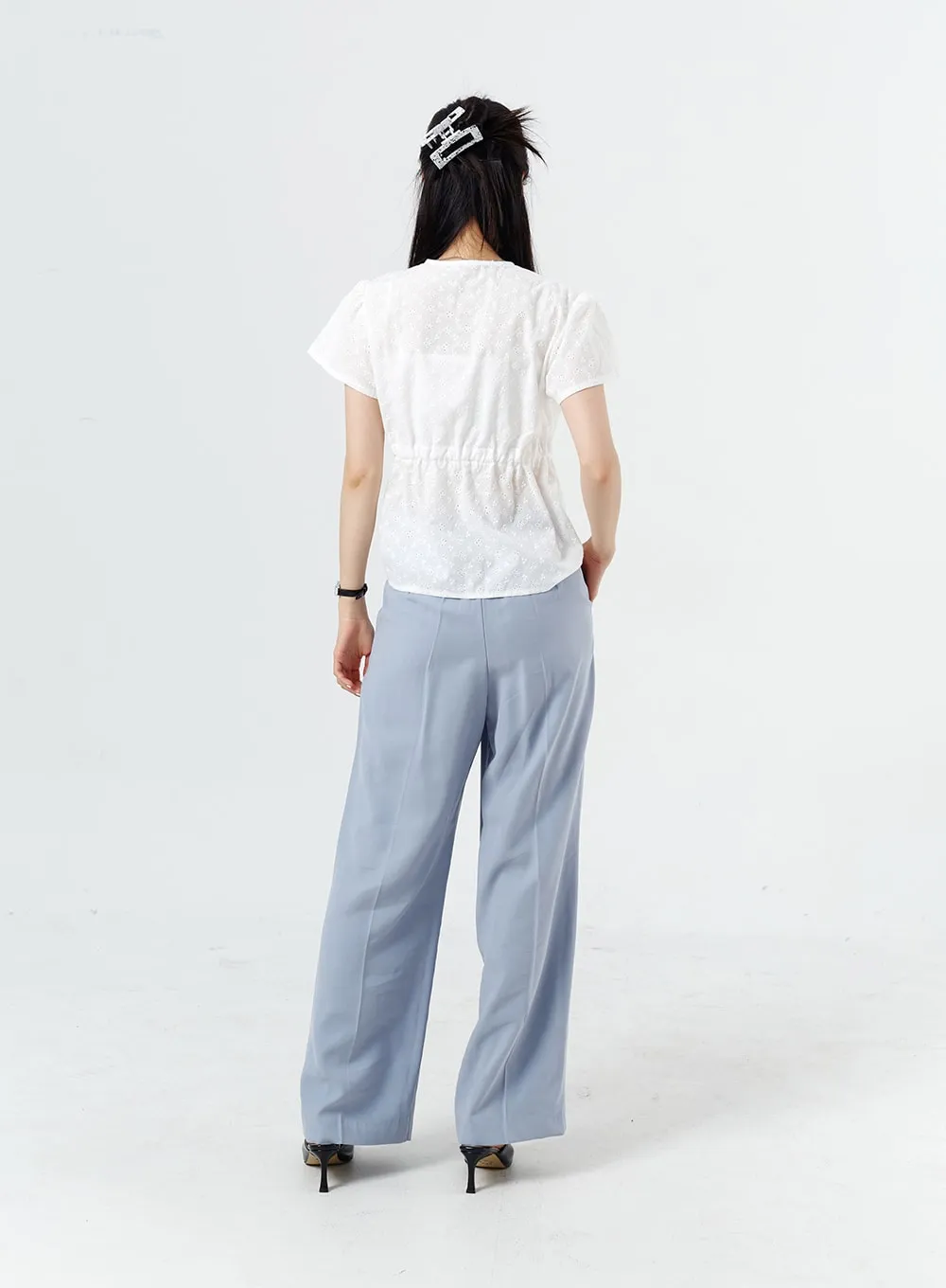 Wide Color Tailored Pants OM321