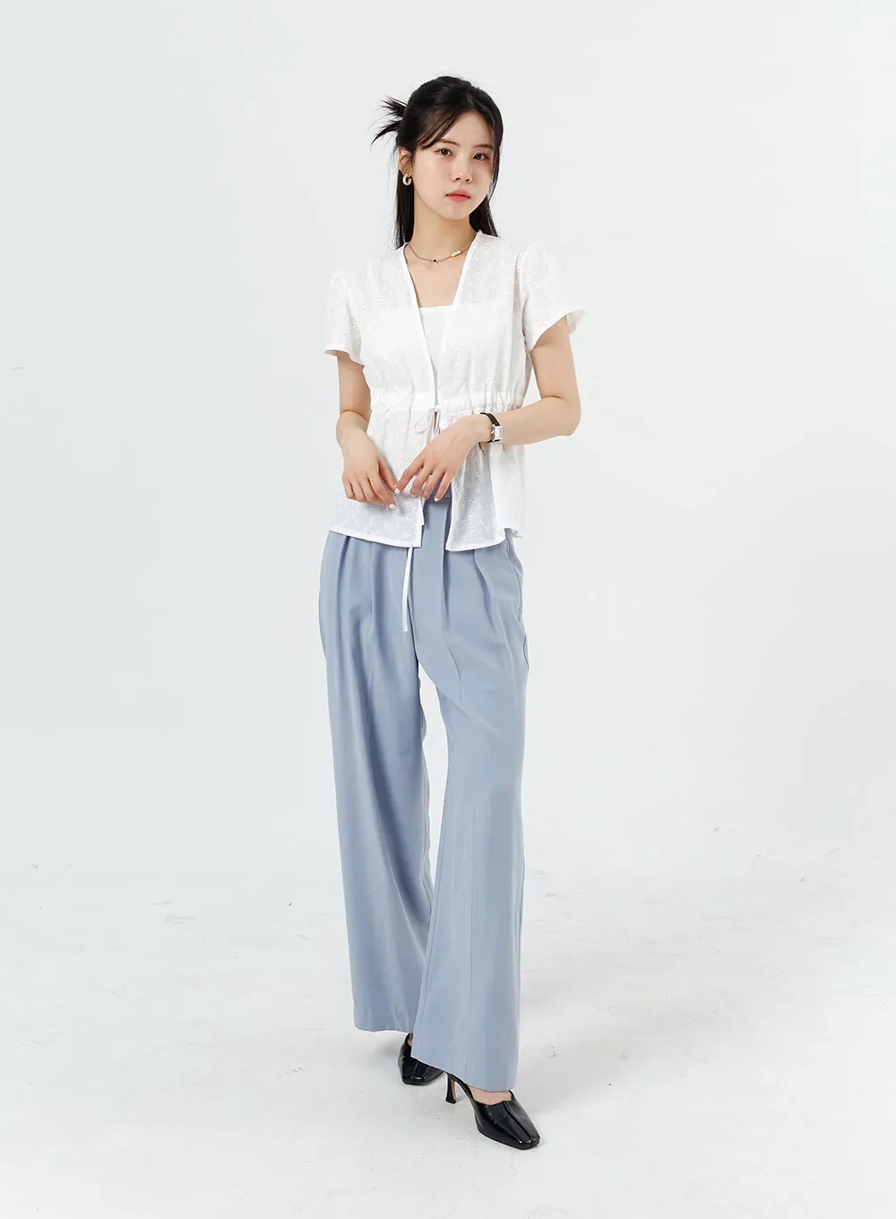 Wide Color Tailored Pants OM321