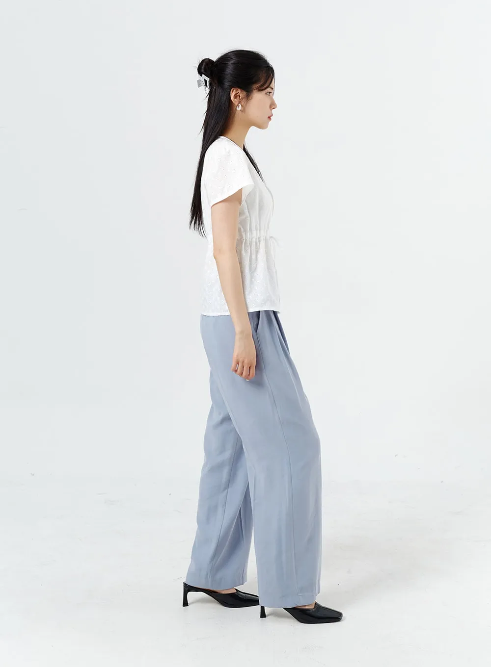 Wide Color Tailored Pants OM321