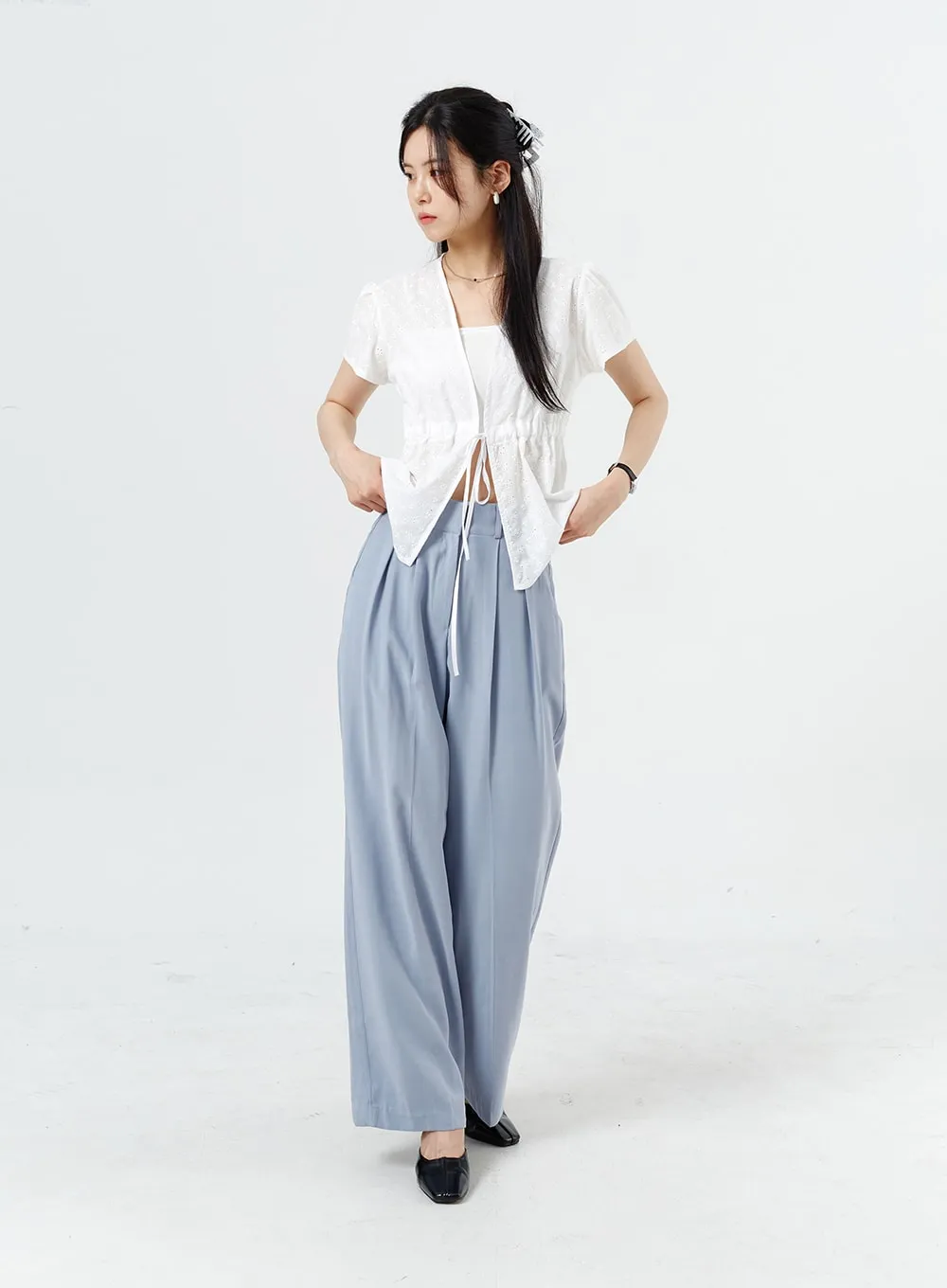 Wide Color Tailored Pants OM321