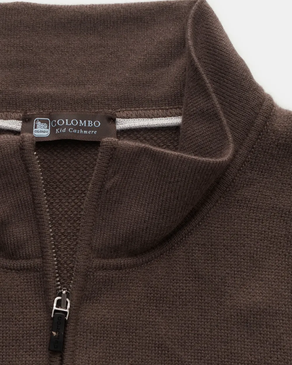 Wood Cashmere Mockneck Sweater