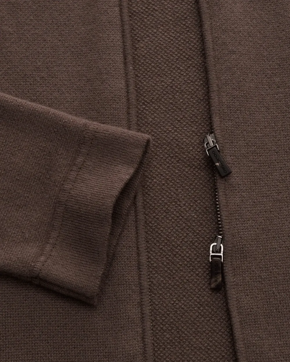 Wood Cashmere Mockneck Sweater