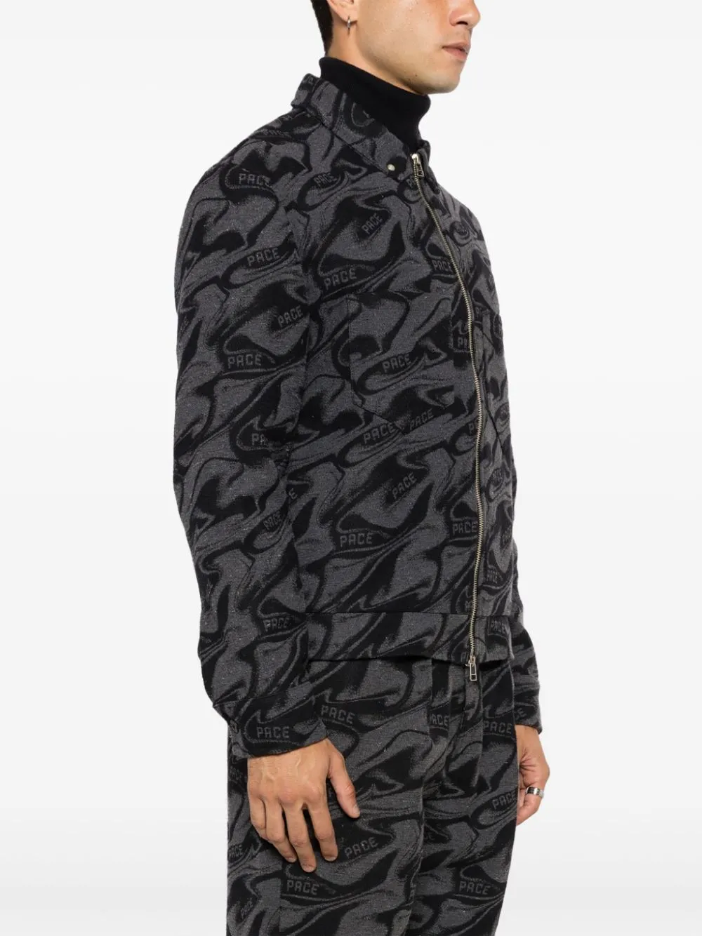XP W Afterwork patterned-jacquard jacket
