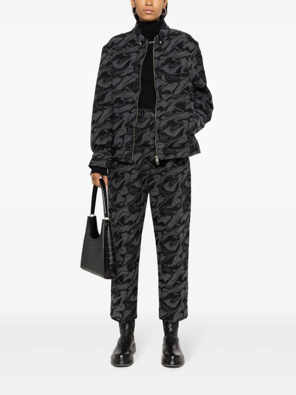 XP W Afterwork patterned-jacquard jacket